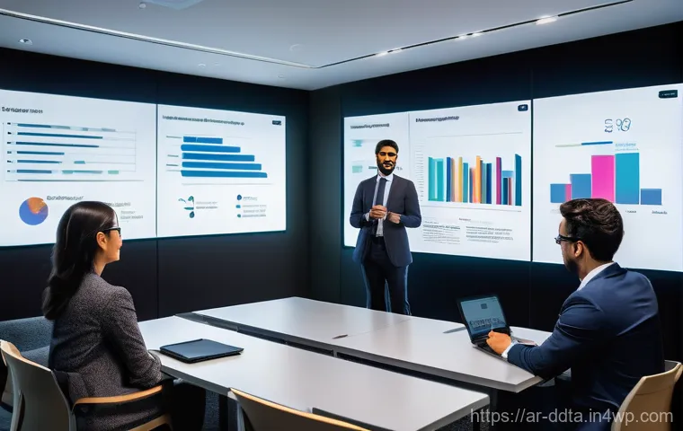 실시간 데이터 시각화 도구 활용법 - Real-time Market Pulse Dashboard: Proactive Business Leadership**

"A confident male business leader...