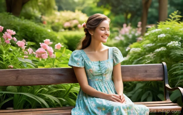 데이터 시각화 도구에 대한 FAQ - **Prompt 1:** A young woman, appearing to be in her early twenties, is sitting peacefully on a woode...