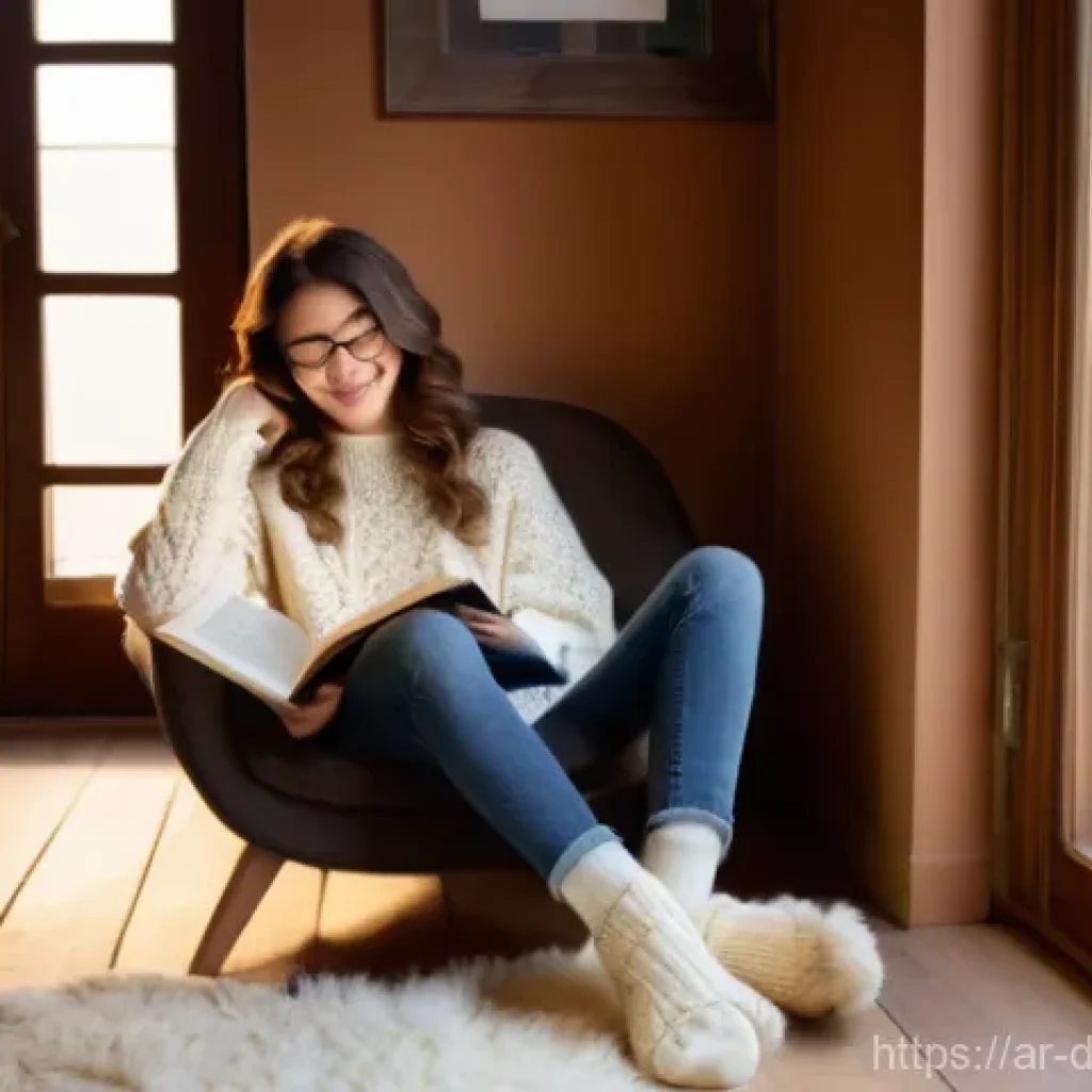 비용 효율적인 데이터 시각화 도구 분석 - **Prompt:** A young woman, approximately 22 years old, with long, wavy brown hair, is comfortably se...