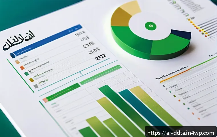 비주얼리제이션의 중요성과 활용 방안 - A vibrant and detailed infographic showcasing the role of colorful pie charts, line graphs, and bar ...